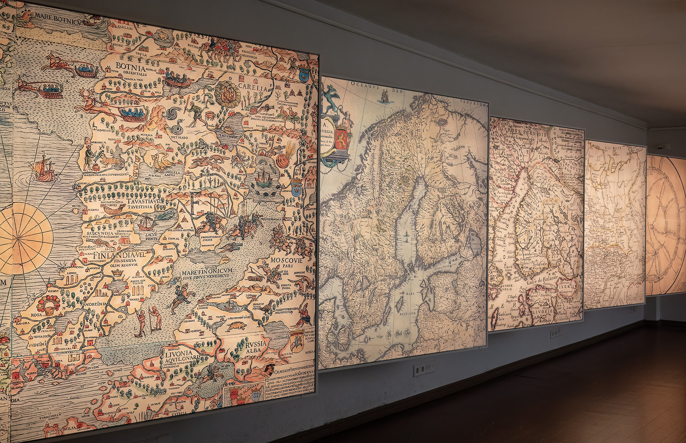 Landkort, Finlands Nationalmuseum, Helsinki