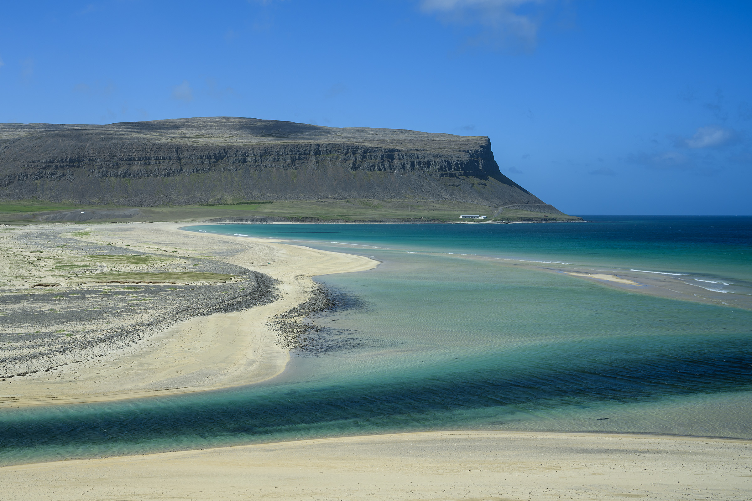 Sandstrand, Vestfjordene